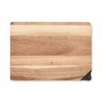 Planche à découper en bois d´acacia avec aiguiseur de couteaux couleur bois sixième vue