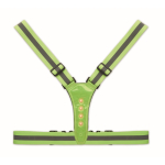 Gilet réfléchissant réglable avec diodes électroluminescentes couleur vert quatrième vue