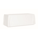 Nappe rectangulaire en polyester pour événements 280x210cm 180g/m2 couleur blanc