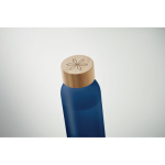 Gourde personnalisée en verre colorée 500ml Crystal Resistant couleur bleu transparent