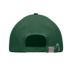 Casquette de baseball en sergé de coton épais taille 7 1/4 260 g/m2 couleur vert foncé