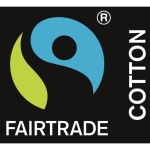 Tote bag en coton équitable avec longues poignées Fairtrade 140 g/m2 couleur beige