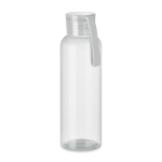 Gourde en tritan de couleurs assorties avec poignée en silicone 500ml couleur transparent