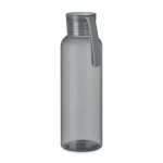 Gourde en tritan de couleurs assorties avec poignée en silicone 500ml couleur gris transparent