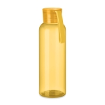 Gourde en tritan de couleurs assorties avec poignée en silicone 500ml couleur jaune transparent