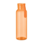 Gourde en tritan de couleurs assorties avec poignée en silicone 500ml couleur orange transparent