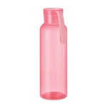 Gourde en tritan de couleurs assorties avec poignée en silicone 500ml couleur rose transparent