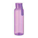 Gourde en tritan de couleurs assorties avec poignée en silicone 500ml couleur violet transparent