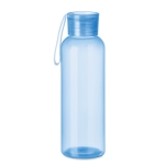 Gourde en tritan de couleurs assorties avec poignée en silicone 500ml couleur bleu clair transparent