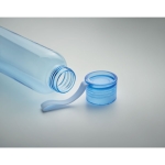Gourde en tritan de couleurs assorties avec poignée en silicone 500ml couleur bleu clair transparent