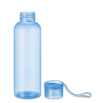 Gourde en tritan de couleurs assorties avec poignée en silicone 500ml couleur bleu clair transparent