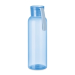 Gourde en tritan de couleurs assorties avec poignée en silicone 500ml couleur bleu clair transparent