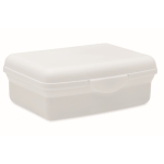 Boîte à lunch en PP recyclé avec fermeture facile à cliquer 800ml couleur blanc