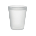 Verre à cocktail avec revêtement spécial pour la sublimation 44ml couleur blanc transparent sixième vue