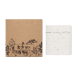 Ruban à planter de 3m avec différentes graines d´herbes aromatiques couleur beige
