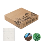 Ruban à planter de 3m avec différentes graines d´herbes aromatiques couleur beige
