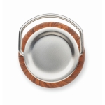 Bouteille en acier recyclé à double paroi avec aspect bois 500ml couleur marron sixième vue