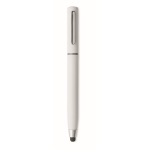 Stylo avec stylet et kit de nettoyage pour écouteurs encre bleue couleur blanc quatrième vue
