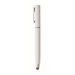Stylo avec stylet et kit de nettoyage pour écouteurs encre bleue couleur blanc cinquième vue