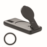 Chargeur publicitaire magnétique sans fil 15W charge rapide 10.000 mAh couleur noir