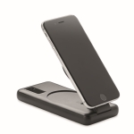 Chargeur publicitaire magnétique sans fil 15W charge rapide 10.000 mAh couleur noir troisième vue