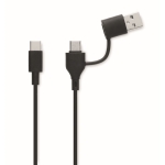 Chargeur publicitaire magnétique sans fil 15W charge rapide 10.000 mAh couleur noir septième vue
