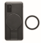Chargeur publicitaire magnétique sans fil 15W charge rapide 10.000 mAh couleur noir huitième vue