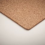 Set de table en liège personnalisable 40x30 cm avec détail sur le coin couleur beige sixième vue photographique