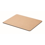 Tapis de souris personnalisé en papier recyclé avec base antidérapante couleur beige