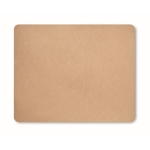 Tapis de souris personnalisé en papier recyclé avec base antidérapante couleur beige troisième vue