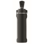 Gourde en verre avec manchon en silicone, couvercle et poignée 750ml couleur noir septième vue