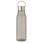 Bouteille anti-fuite en RPET recyclé aux couleurs vives 600ml couleur gris transparent