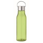 Bouteille anti-fuite en RPET recyclé aux couleurs vives 600ml couleur vert lime transparent