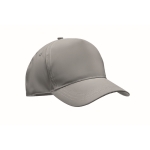 Casquette de baseball en polyester 190T réfléchissant taille 7 1/4 couleur argenté mat