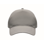 Casquette de baseball en polyester 190T réfléchissant taille 7 1/4 couleur argenté mat deuxième vue