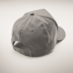 Casquette de baseball en polyester 190T réfléchissant taille 7 1/4 couleur argenté mat troisième vue photographique