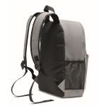 Sac à dos en polyester réfléchissant 190T pour ordinateur 15´´ couleur argenté mat troisième vue