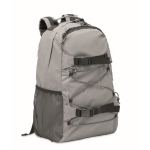 Sac à dos en polyester réfléchissant rembourré pour ordinateur de 15´´ couleur argenté mat