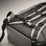 Sac à dos en polyester réfléchissant rembourré pour ordinateur de 15´´ couleur argenté mat septième vue photographique