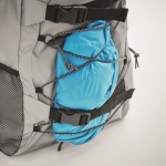 Sac à dos en polyester réfléchissant rembourré pour ordinateur de 15´´ couleur argenté mat vue photographique