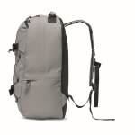 Sac à dos en polyester réfléchissant rembourré pour ordinateur de 15´´ couleur argenté mat