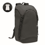 Sac à dos d´entreprise en polyester 190T réfléchissant et déperlant couleur noir