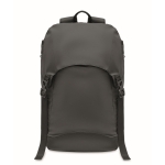 Sac à dos d´entreprise en polyester 190T réfléchissant et déperlant couleur noir troisième vue