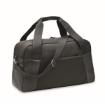 Sac publicitaire pour voyage et sport avec support pour valise couleur noir deuxième vue