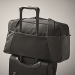 Sac publicitaire pour voyage et sport avec support pour valise couleur noir cinquième vue photographique