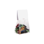 Sachet de dragées à la réglisse avec en-tête personnalisable 50g couleur transparent deuxième vue
