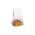 Sachet d´assortiment de Jelly Beans avec en-tête imprimé 50g couleur transparent deuxième vue