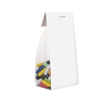 Sachet de bonbons à la réglisse avec carton personnalisable 100g couleur transparent deuxième vue