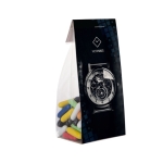 Sachet de bonbons à la réglisse avec carton personnalisable 100g couleur transparent