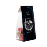 Sachet de bonbons personnalisé gélifiés avec un carton pour impression 100g couleur transparent
